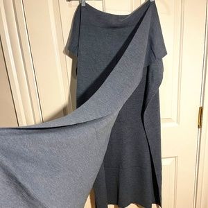 Blue Wool Scarf/Wrap